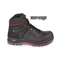 Beta 7294 HM Heavy Duty Mérsékelten vízálló, faggyúzott full-grain bőr félcipő nagyteljesítményű VIBRAM® járófelülettel, kopásálló betéttel a saroknál, és poliuretán orrvédő 40