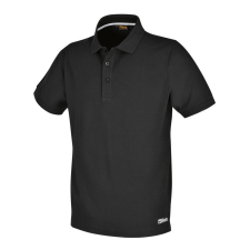 Beta 7552N XS Három gombos pólóing, piqué pamut, 200 g/m2, fekete férfi póló