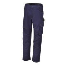 Beta 7840BL T/C twill munkanadrág 245g, kék. Derékban oldalt elasztikus SX munkaruha