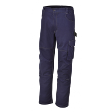 Beta 7840BL T/C twill munkanadrág 245g, kék. Derékban oldalt elasztikus. XS (078400100) munkaruha