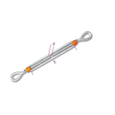 Beta 8105 3/4X9 Mindkét oldalon szemes feszítőszerelvény, horganyzott barkácsolás, csiszolás, rögzítés