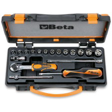Beta 900/C13-5 13 hatlapú Dugókulcs és 5 tartozék, fémdobozban (009000953) dugókulcs