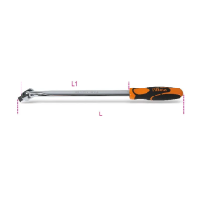 Beta 920/36A 1/2”-os csuklós hajtószár, krómozott (009200847) dugókulcs