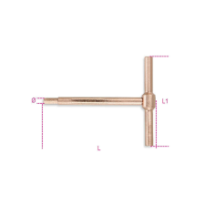 Beta 951BA/4 T-SZÁRÚ IMBUSZKULCS, SZIKRAMENTES 4 MM (009510904) imbuszkulcs