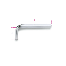 Beta 96 30 mm Hajlított imbuszkulcs, krómozott (000960300) imbuszkulcs