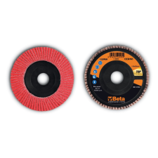 Beta BETA 11246A 40 Csiszolótárcsák kerámia bevonatú csiszolóvászonnal, műanyag csiszolótalp, egylamellás kivitel barkácsgép tartozék