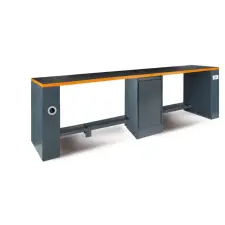 Beta C55PRO B-D4 4 méteres kettős munkaasztal Középső lábbal (055000159) barkácsolás, csiszolás, rögzítés