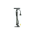 Beto műanyag  műhelypumpa, minden szeleptípushoz, fekete