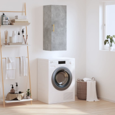  Betonszürke fali szekrény 34,5 x 34 x 90 cm bútor