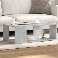 betonszürke szerelt fa dohányzóasztal 89,5 x 48 x 30 cm bútor