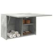  Betonszürke szerelt fa fali fürdőszobaszekrény 60 x 25 x 40 cm fürdőszoba bútor