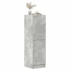  Betonszürke szerelt fa konyhaszekrény 38 x 41,5 x 131,5 cm bútor