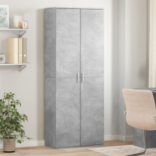  betonszürke szerelt fa magasszekrény 70 x 35 x 180 bútor