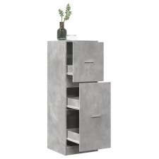  Betonszürke szerelt fa patikaszekrény 40 x 41 x 118 cm bútor