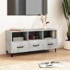  Betonszürke szerelt fa TV-szekrény 102 x 35 x 50 cm