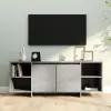  Betonszürke szerelt fa TV-szekrény 130x35x50 cm