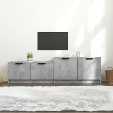 betonszürke szerelt fa TV-szekrény 158,5x36x45 cm bútor