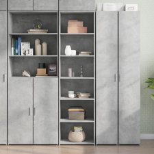  Betonszürke színű szerelt fa magasszekrény 50 x 41 x 185 bútor