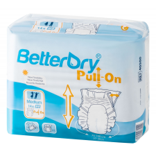BetterDry Pull-On M8 felnőtt pelenka M méret csomag gyógyászati segédeszköz