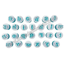  Betű rugós kiszúró 1,6 cm kisbetűk sütés és főzés