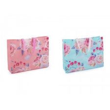  Bevásárlótáska rózsákkal mosható dekorációs kellék