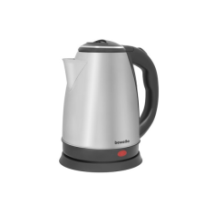 bewello BW1009 vízforraló krómozott/fekete,2L vízforraló és teáskanna
