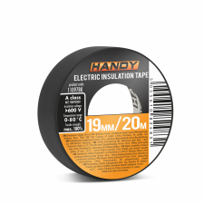Bewello Handy Szigetelőszalag - 19 mm · 20 m - fekete 11097bk villanyszerelés