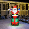  Bewello Karácsonyi Felfújható Mikulás - 180 cm - IP44 - 6 fehér LED - 100 - 240 V 58067f