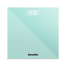 bewello Személymérleg - 180 kg - elemes - üveg mérleg