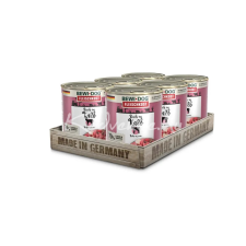 Bewital Bewi-Dog Színhús borjúban gazdag konzerv 6x800g kutyaeledel