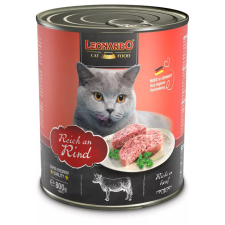 Bewital Leonardo marhahúsban gazdag 800g konzerv macskaeledel macskaeledel