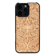 Bewood Aztec Calendar Aniegre tok iPhone 16 Pro Max - barna tok és táska