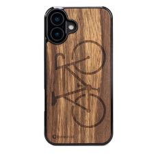 Bewood Bicycle Limba tok iPhone 16 Plus - barna tok és táska