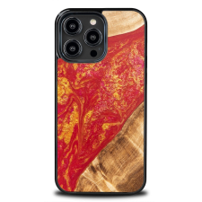 Bewood Neons Paris tok iPhone 15 Pro Max - barna-piros tok és táska
