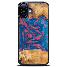 Bewood Neons Vegas tok iPhone 16 - barna-kék tok és táska