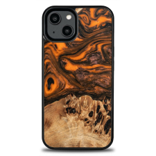 Bewood Orange tok iPhone 15 - barna-narancssárga tok és táska