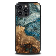 Bewood Planets Earth tok iPhone 15 Pro Max - barna-kék tok és táska