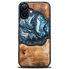 Bewood Planets Earth tok iPhone 16 - barna-kék tok és táska