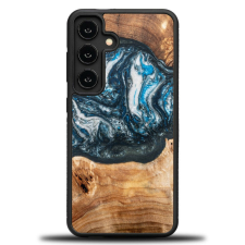 Bewood Planets Earth tok Samsung Galaxy A55 5G - barna-kék tok és táska