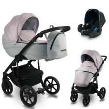 Bexa Ideal multifunkciós babakocsi 3in1 - I06 gray-pink + K2 Kite babakocsi