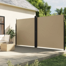  Bézs behúzható oldalsó napellenző 220 x 600 cm kerti bútor