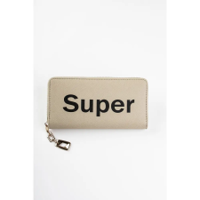  Bézs Super Feliratos Pénztárca pénztárca
