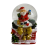 BF.Tiles Kft Karácsonyi hógömb, karácsonyi dísz, Mikulás figurával, 5 cm x 7 cm