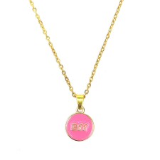 BFF pink medál lánccal nyaklánc