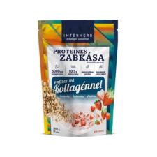 BGB Interherb Kft. Interherb Proteines Zabkása Prémium kollagénnel (Eper ízű) 1000g vitamin és táplálékkiegészítő
