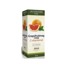 BGB Interherb Kft. INTERHERB VITAL Grapefruitmag csepp C-vitaminnal 20ml vitamin és táplálékkiegészítő