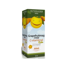 BGB Interherb Kft. INTERHERB VITAL Grapefruitmag csepp KIDS C-vitaminnal 20ml vitamin és táplálékkiegészítő
