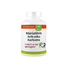 BGB Interherb Kft. Interherb XXL Máriatövis & Articsóka & Kurkuma tabletta 90db vitamin és táplálékkiegészítő