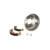 BGM Pro Fékdob hátul 8", fékpofákkal együtt, 2 rögzítés BGM PRO öntöttvas Vespa VNB4T-től VNB6T-ig, VBB2T-ig