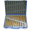 BGS 170-részes  HSS  spirálfúró  készlet, titánium bevonatú